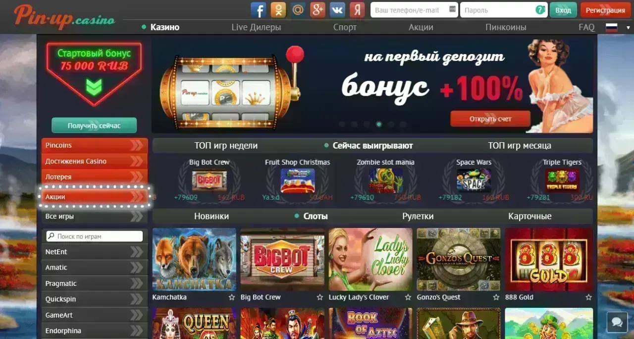 Pin Up — Пополнение и вывод средств